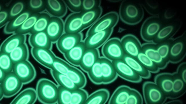 Synaptic Neural Connectome Bioluminescence Brain Network Background Loop 4K, Bioluminescent Brain Neurons Synapses Signal Transmission Seamless Backdrop