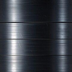 Obraz premium Close-Up of Black Brushed Metal Panels with Subtle Scratches and Reflective Highlights