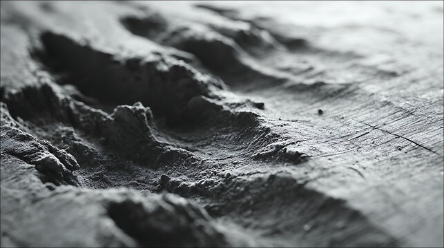 Wavy textured surface in grayscale a close up photographic study of undulating forms