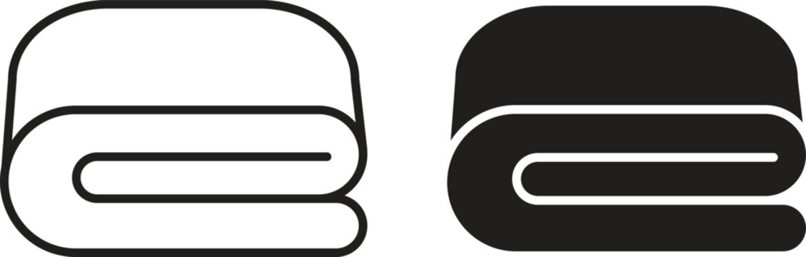 blanket icon line artwork pack