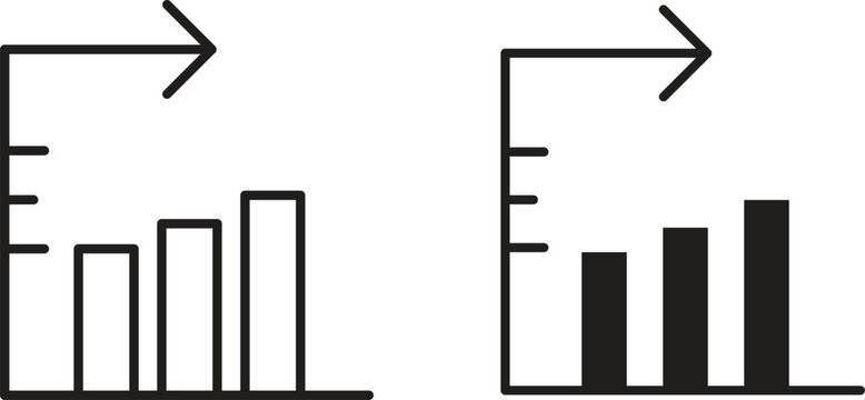 Diminishing returns icon line artwork pack