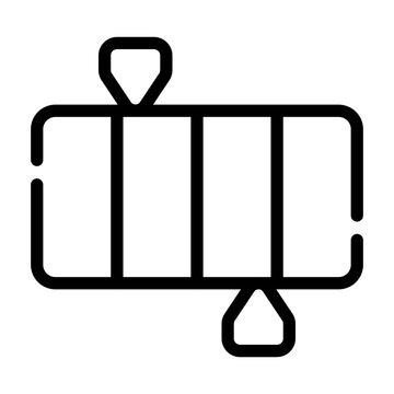 Outline Design Outline Vector Icon with Gradient Colors