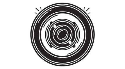 Naklejka premium Minimalist S35 (61) Vector Illustration
