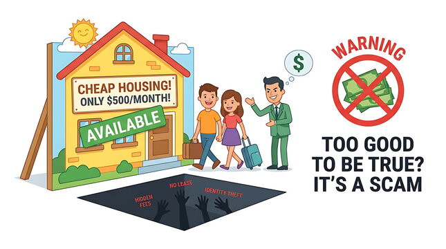Couple Scammed by Fake Cheap Housing Advertisement.