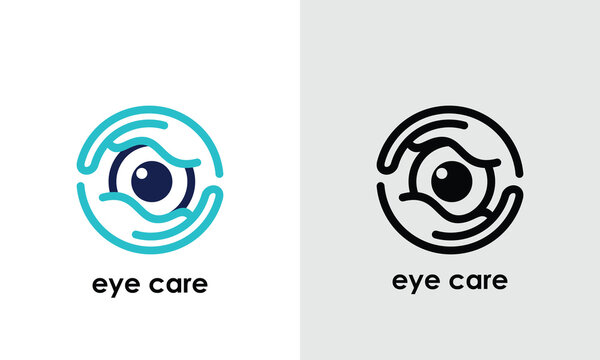 Eye Care Logo Design Vision and Protection Concept.