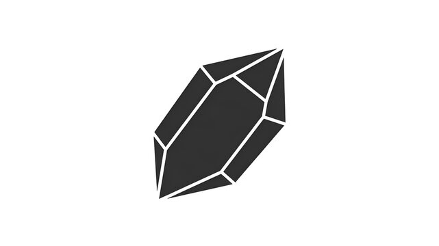Geometric crystalline fragment shape for tech background