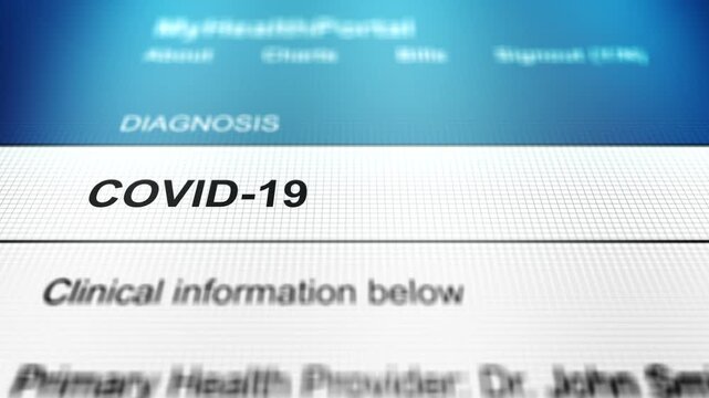 Generic Health Portal with Cough Sickness - COVID-19