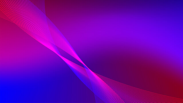 abstract purple background with wavy lines