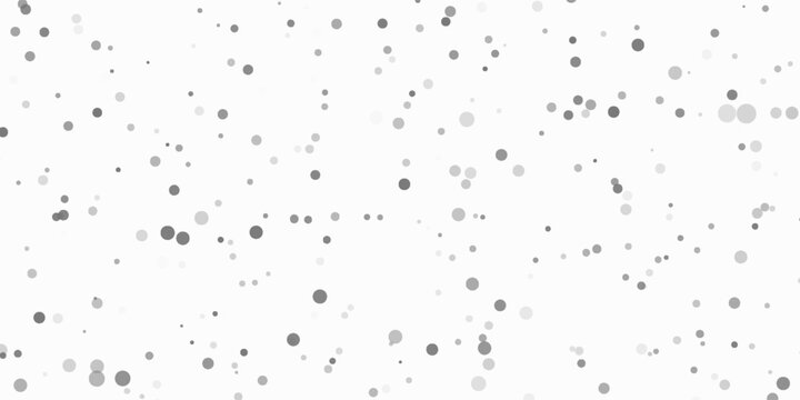 Seamless polka dot pattern. Vector pattern with black circles on white background.