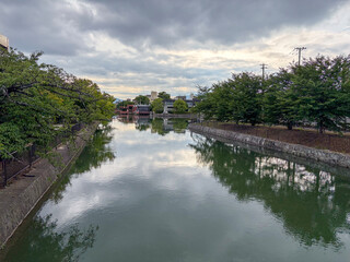 Fototapeta premium 琵琶湖疏水の夷川船溜