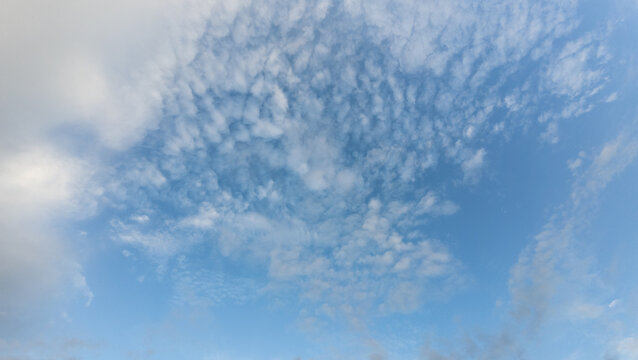 Cirrus Clouds in a Blue Sky