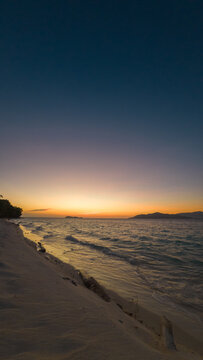 Serene Beach at Sunset