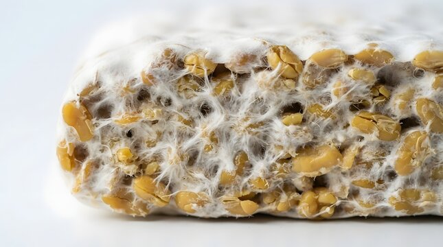 Raw Tempeh Texture Macro