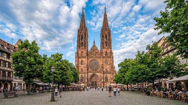 Saint-Pierre-le-Jeune Protestant Church in Strasbourg, France