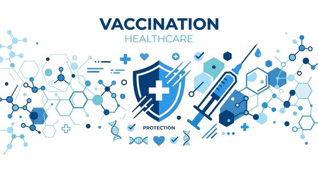 Vaccination and Healthcare Medical Protection Concept.