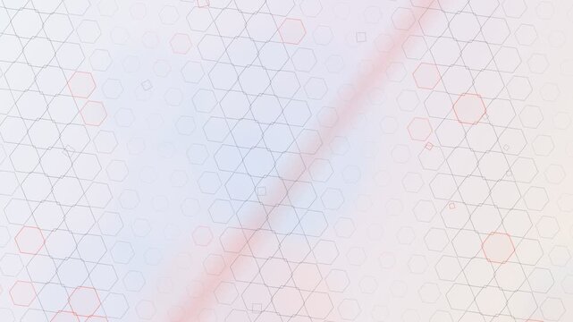 Hexagon Pastel Honeycomb Grid Soft Minimal Motion Background