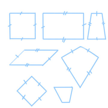 types of quadrilaterals, variety of square