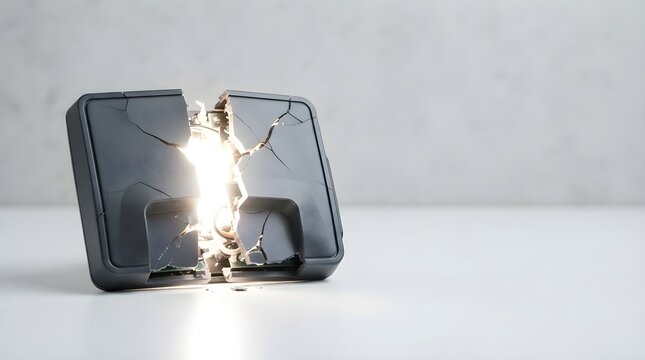 Smart Card Reader Cracks White 202607240848 commercial professional concept design background