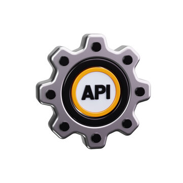 gear 3d render icons