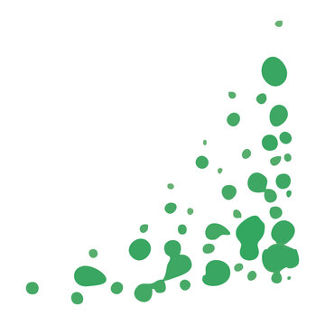 Green Gradient Dot Scatter