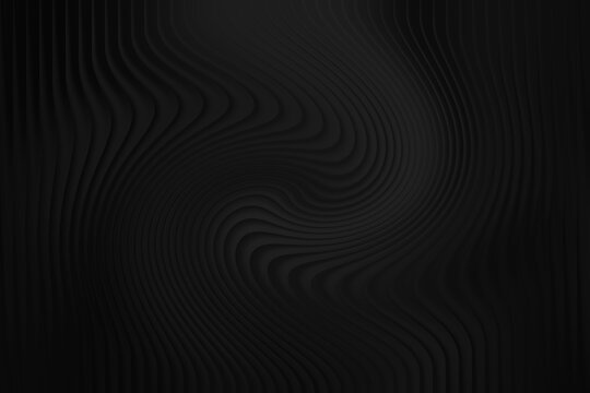 Abstract dark swirling wavy texture background with vortex pattern for modern minimalist digital design and wallpaper