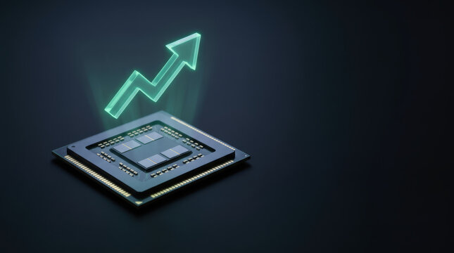 Chip supply squeeze semiconductor chip market growth arrow trend circuit board