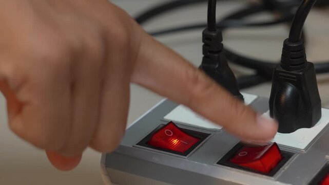 Electrical plugs with circuit breakers and fire-resistant materials for safety