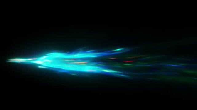 Ethereal Blue Smoke Wisps Background