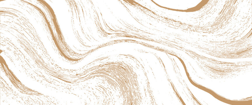 Abstract flowing brush strokes in tan and white creating a textured organic pattern background