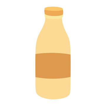 Milk Bottle Dairy Illustration