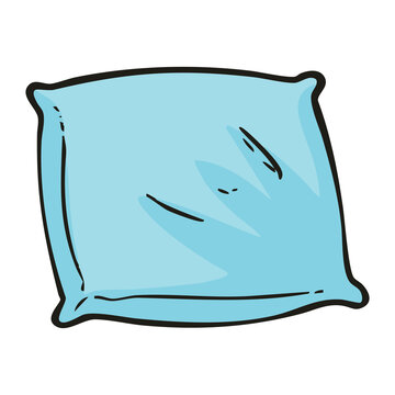 Sleeping Pillow Illustration