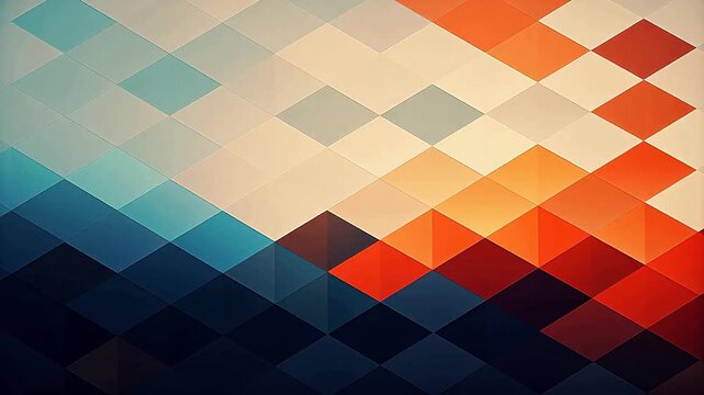 Digital retro minialistic geometric pattern graphics background