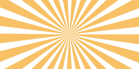 Fototapeta premium A vibrant orange and white sunburst pattern creates a dynamic and energetic background, perfect for graphic design and creative projects.