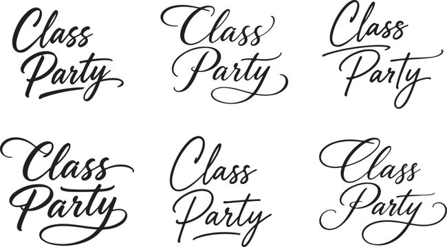 Premium Handwritten Brush Calligraphy Typography Collection, Modern Script Lettering Set with Elegant Black Ink Typography Styles