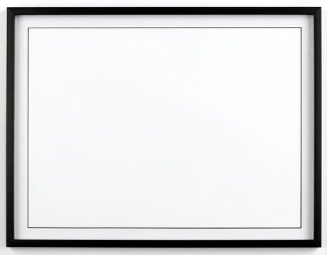 A clean, empty horizontal frame with a thin inner border against a white background