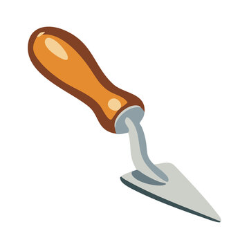 Masonry Trowel Tool Illustration