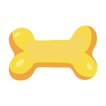 Dog Bone Toy Illustration