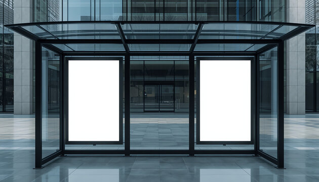 Bus stop poster, side 