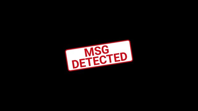 MSG Detected Stamp Animated