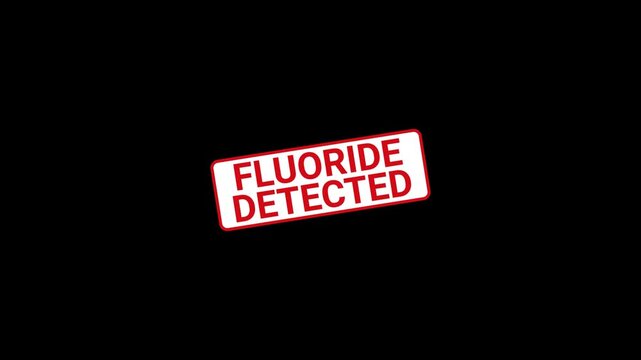 Fluoride Detected Stamp Animated