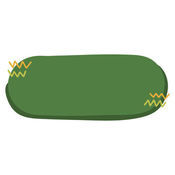 Green Rounded Rectangle Label