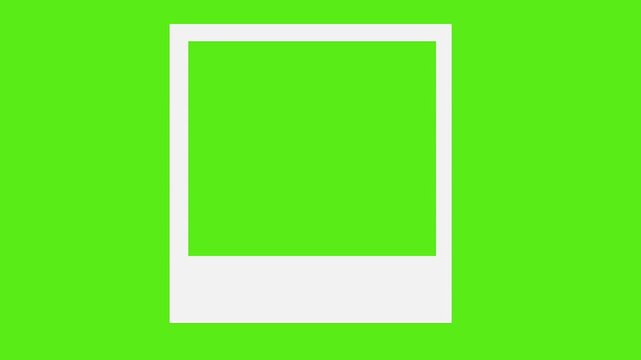 Polaroid Frames Green Screen Photo Placeholder Animation Template