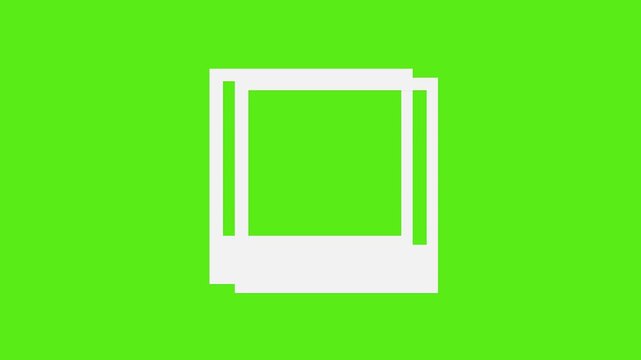 Polaroid Photo Frame Collage Animation Green Screen Memory Board Layout Motion Graphic