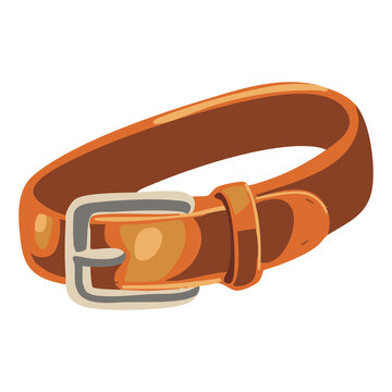 Leather Belt Icon Illustration