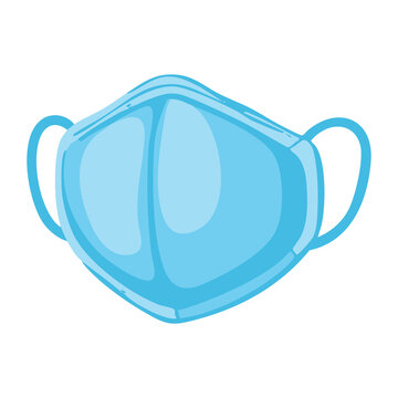 Respirator Face Mask Icon Illustration