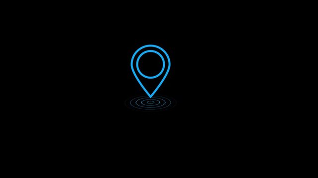 Location icon animation