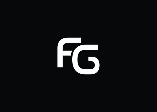 Modern FG Monogram Logo Design. Clean geometric typography conveys professionalism and modern simplicity.