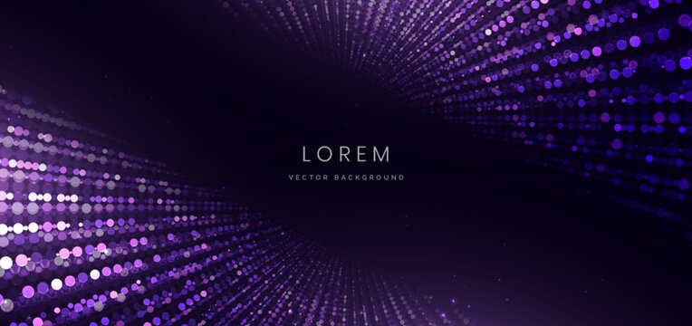 Elegant abstract background featuring a radiant purple light.
