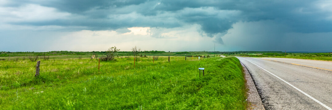 Impacts of Climate Change. El Ni&ntilde;o, the environment, rising global temperatures. Pollution and devastating storms featuring tornadoes and strong winds. Uncontrolled weather. Web banner, copy space.