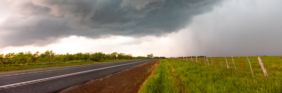 Impacts of Climate Change. El Ni&ntilde;o, the environment, rising global temperatures. Pollution and devastating storms featuring tornadoes and strong winds. Uncontrolled weather. Web banner, copy space.